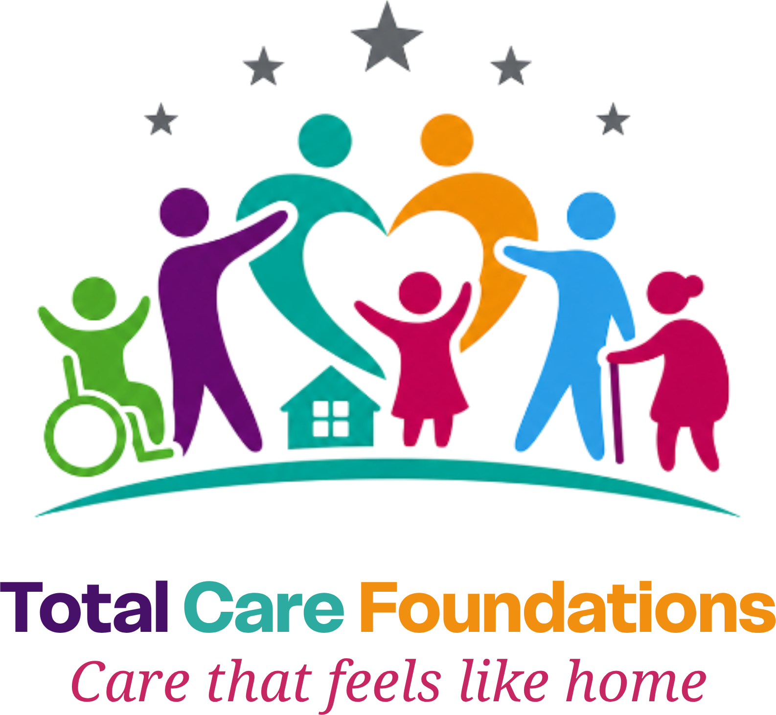Total Care Foundations: people of all abilities coming together around a home and a heart. Care that feels like home.